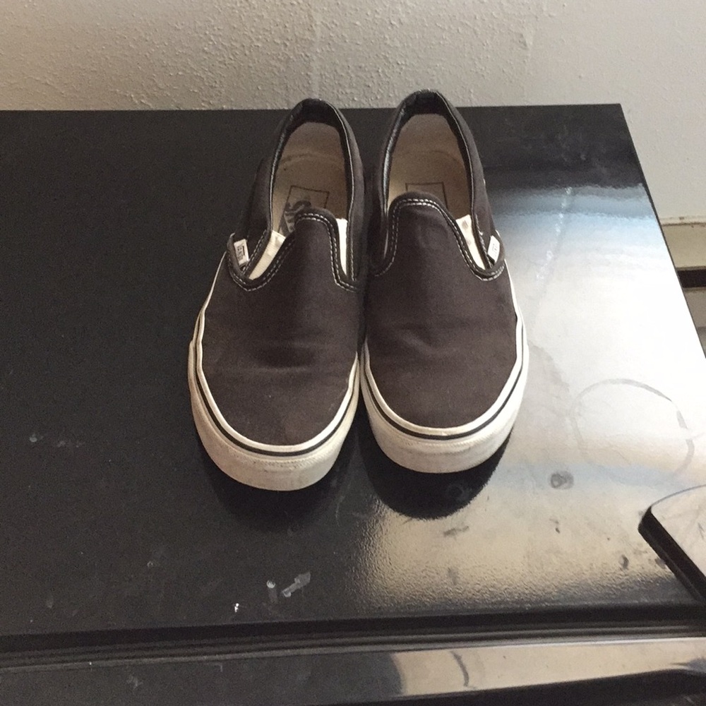 Vans slip ons size 6 men 7.5 women